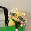 「可爱羞鱼猫」卡通毛绒，玩具玩偶钥匙扣，书包挂饰儿童学生礼物原创