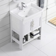 小卫生间洗脸盆组合小号，小型浴柜镜子，挂墙式洗手盆台盆简单浴室柜