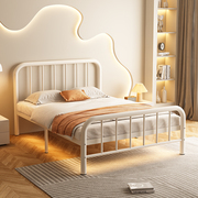铁艺床双人床，1.5米铁架床单人床1.2米欧式铁床，出租房单床简约现代