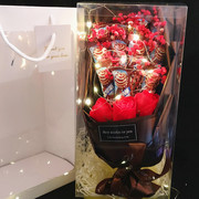 阿尔卑斯棒棒糖果大礼盒装花束，情人节送女友520生日创意零食礼物