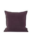 高档『莫兰迪』高端真丝绒深紫色抱枕天鹅绒沙发方枕腰枕套样板间