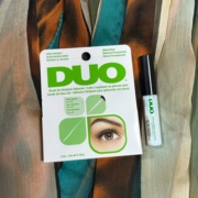 DUO维生素假睫毛美国5g胶水带刷头低敏自然持久超粘透明无痕温和