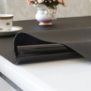 不透明黑色磨砂餐桌垫PVC桌布防水防油台布茶几垫白色不透明桌垫