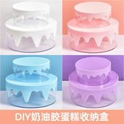 奶油胶diy材料手工制作材料包儿童玩具女孩子创意小蛋糕胚体