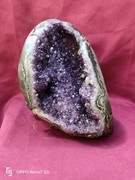 天然紫水晶风水消磁聚宝盆纯天然乌拉圭紫晶洞招财2.3公斤 送座