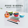 德国双立人NOW六色碗筷子家用陶瓷碗筷套装组合餐具套装一人一碗
