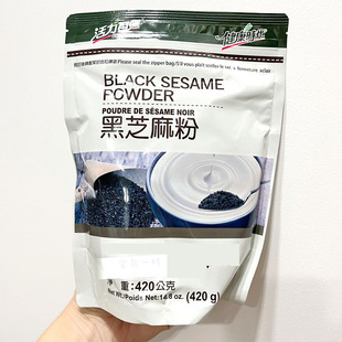 张柏芝台湾健康时代，黑芝麻粉420g熟粉纯粉非芝麻糊无蔗糖