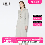 line女装冬季职业ol假两件高级感气质韩版连衣裙ncopnj7200