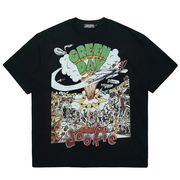 greenday绿日乐队朋克punk摇滚t恤棉半袖tee短袖，夏重磅(夏重磅)男女音乐
