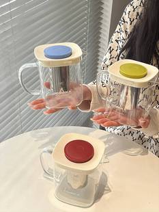 日本进口mujie茶壶玻璃，耐热热水壶泡茶过滤壶，大容量水壶茶具套装