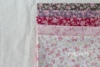日本进口qg纯棉，印花布料花枝小玫瑰，拼布娃衣面料