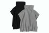 美式经典 羊毛混纺厚款蝙蝠袖堆堆领女款针织毛衣23092102