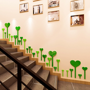 卡通绿植走廊楼梯踢脚线墙贴画儿童房幼儿园学校教室布置墙面装饰