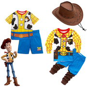 万圣节儿童服装迪士尼玩具总动员翠丝巴斯，光年胡迪衣服cos表演服