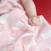 「良夏」新疆棉线毯盖毯纯棉空调被毛巾被毯子双层织凉被婴儿儿童
