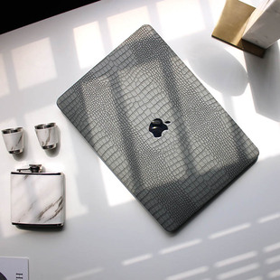 冷灰色pu皮革笔记本电脑，mac壳16寸保护套pro，13.3寸电脑壳m113寸