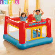intex方形跳跳乐充气蹦蹦床海洋球，池婴幼儿童游乐场玩具