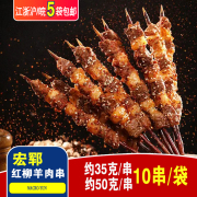 宏郡红柳羊肉串10串/袋 烧烤羊肉串内蒙古羔羊肉烧烤食材半成品