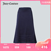 Juicy Couture橘滋半身裙夏季薄款波点半裙桑蚕丝气质裙子女