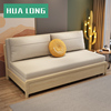 客厅单人实木沙发床折叠两用小户型网红款多功能沙发床2024年