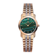 防水品牌钢带小众手表，女士石英表时尚长方形不锈钢，普通国产腕表