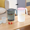 简约日式家用冷水壶耐高温塑料凉水壶创意刻度大容量白开水热水壶