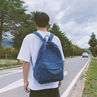 双肩包男士背包大容量旅行包电脑休闲你时尚潮流高中初中学生书包