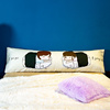 卡通动漫创意情侣长枕头1.8米双人枕1.5长款枕套1.2床大靠枕抱枕