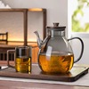 耐高温玻璃煮茶壶大容量家用电陶炉烧水壶，大号泡茶冲茶器茶壶套装