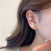 无耳洞耳夹女高级感超仙小众设计简约珍珠耳夹2023年潮耳骨夹
