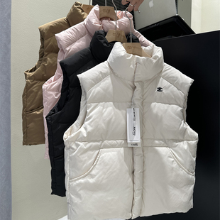 韩国童装儿童羽绒马甲2023秋冬男童，女童外穿坎肩背心，90白鸭绒(白鸭绒)外套
