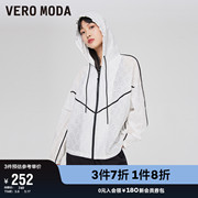 veromoda奥莱外套上衣女，春秋运动街头花朵物理防晒服上衣女