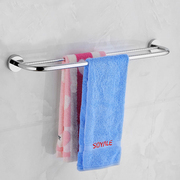 九牧卫浴不锈钢毛巾架卫生间双杆置物架浴巾架打孔挂件