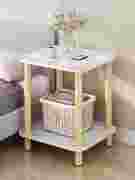 简易床头柜现代简约小型床头桌双层小柜子，卧室床边储物置物架家用