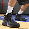 乔丹黑色碳板篮球鞋高帮网面球鞋男品牌学生水泥地比赛战靴子