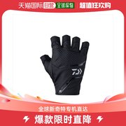日本直邮Daiwa Gloves DG-2323 人造皮革手套 5 剪裁黑色 L