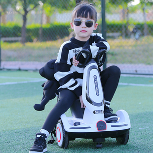 网红儿童电动车宝宝遥控漂移车可坐小孩玩具车婴幼充电平衡车
