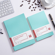 红缘102系列笔记本pu软皮，笔记本缝线装订笔记本软皮笔记本