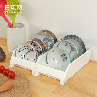 日本进口sanada碗碟收纳架，盘子整理架，碗架碗盘沥水架碟子架子