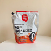 即饮桃子味红茶饮料浓缩桃子1.5L韩国进口乐天玛特冰红茶袋装