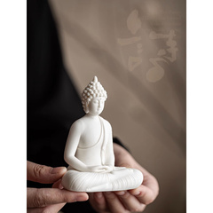 新中式禅意释迦摩尼佛像摆件泰国佛工艺品如来佛祖客厅玄关装饰品