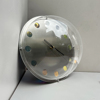 圆形刻度太空钟表泡泡钟家用挂钟现代金属个性静音时钟
