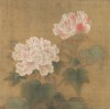 南宋李迪 红白芙蓉图 宋元小画国画高清微喷复制临摹学习范本