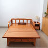 可狄可折叠竹沙发床客厅，r两用双人1.5米竹床单人1.2米午休午睡