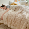 毛毯冬季加厚珊瑚法兰绒小毯子办公室，午睡空调毯沙发，盖毯被垫床单