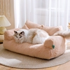 宠物狗窝宠物窝垫子猫窝床，冬季猫窝保暖大号猫沙发通用