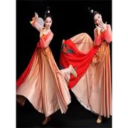 唐印舞蹈服忆长安古典舞演出表演服中国风，大气开场服装大摆裙民族