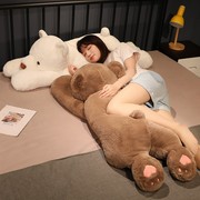 趴趴熊抱枕(熊抱枕)女生睡觉大号，熊公仔(熊公仔，)布娃娃女孩抱着睡床上夹腿毛绒玩h