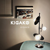 KIGAKO 冷淡风创意玻璃罩台灯个性简约北欧ins卧室床头装饰氛围灯