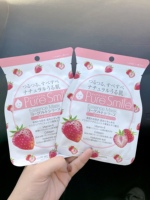 日本puresmile酸奶草莓蜂蜜面膜，精华补水保湿滋润提亮修护1片